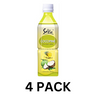 Savia - Aloe Vera Drink, Made with Real Aloe Pulp & Natural, Vegetarian, Gluten-Free, Fat- Free (4 Pack)